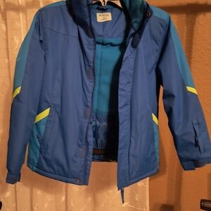 Children's Blue Jacket with Yellow Accents